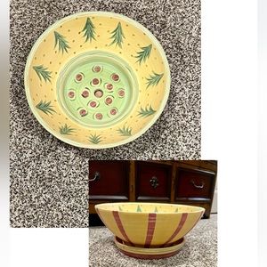 Christmas Pottery Bowl
